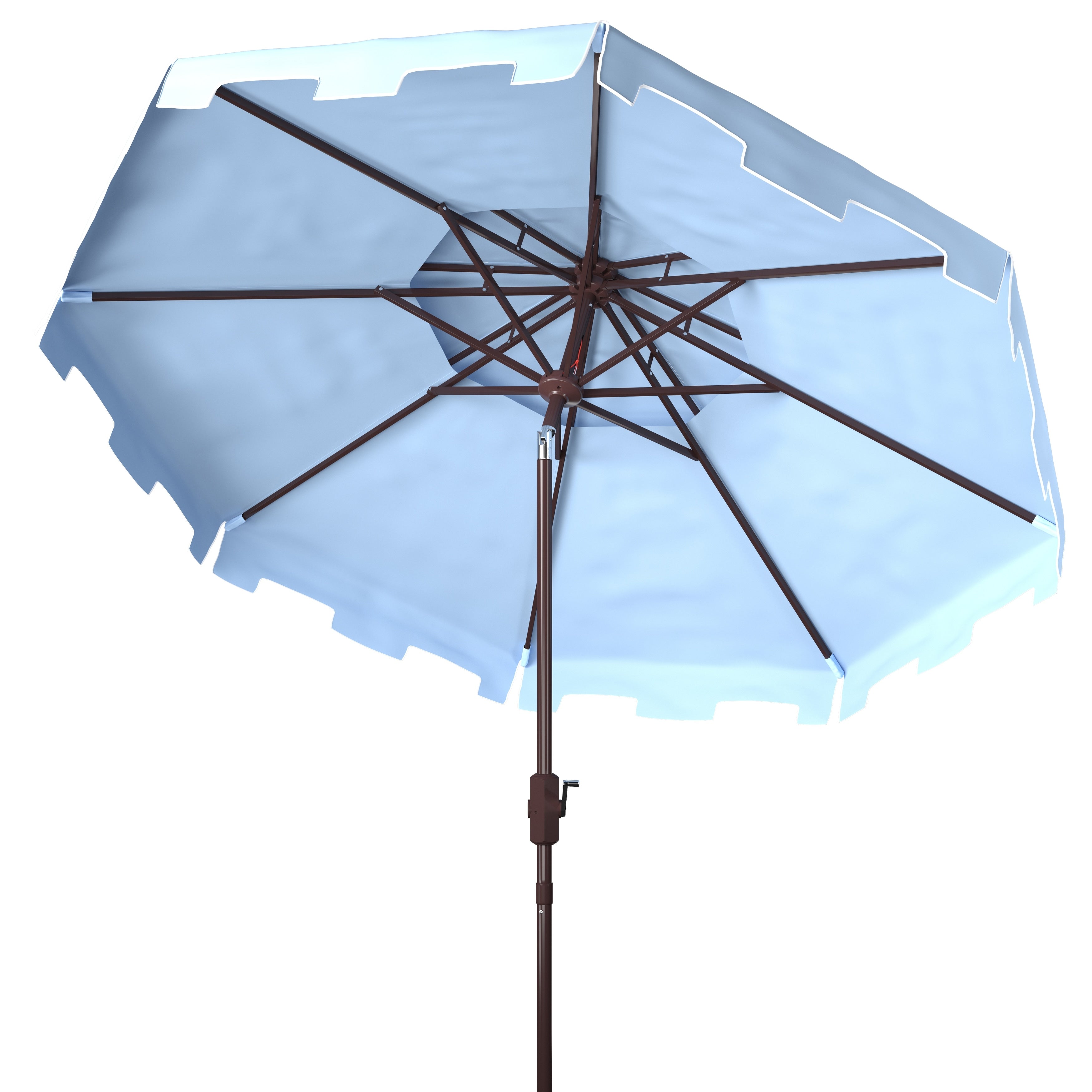 Ombrellone da mercato SAFAVIEH Outdoor Livia da 9 piedi con doppia cima, base non inclusa
