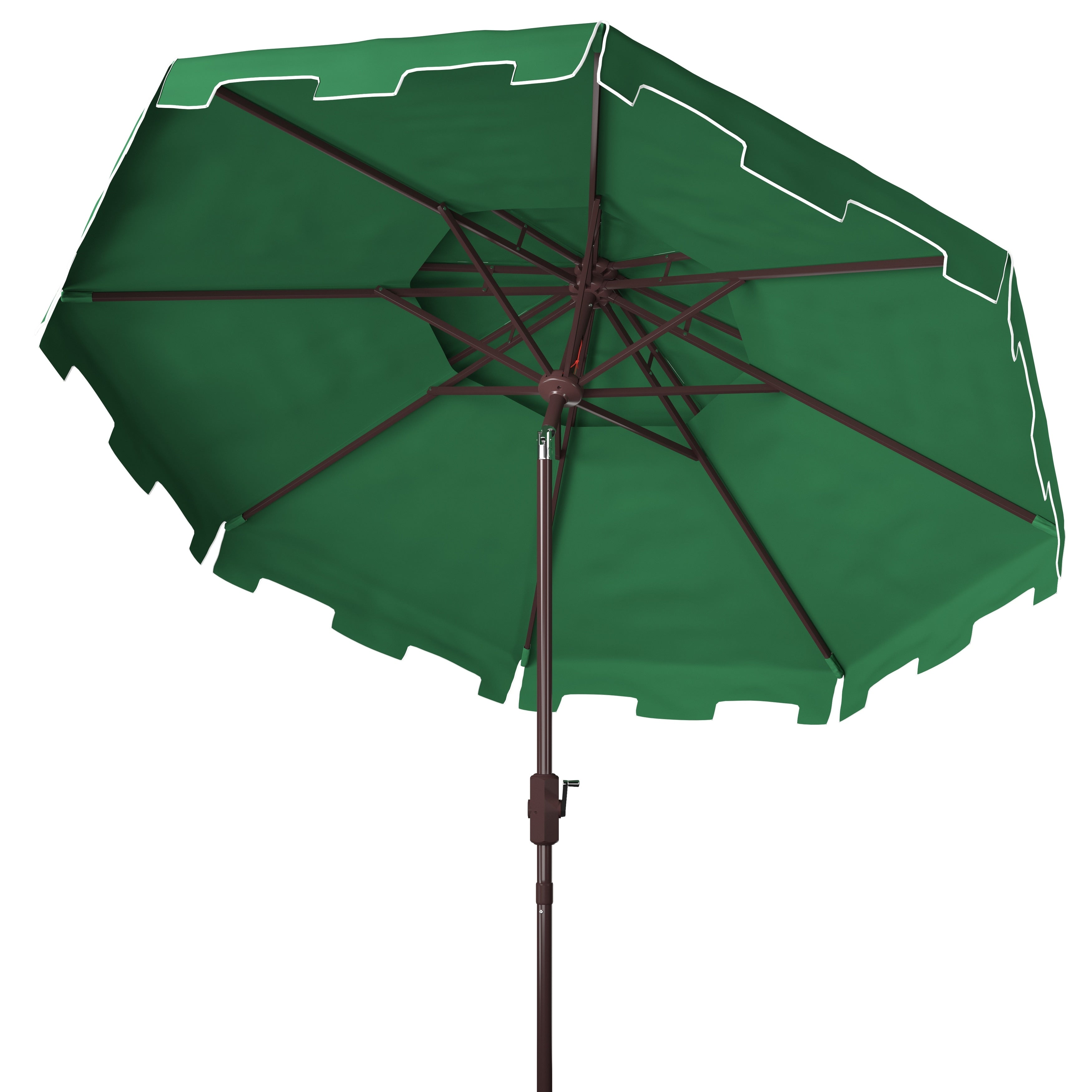 Ombrellone da mercato SAFAVIEH Outdoor Livia da 9 piedi con doppia cima, base non inclusa