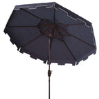 Ombrellone da mercato SAFAVIEH Outdoor Livia da 9 piedi con doppia cima, base non inclusa