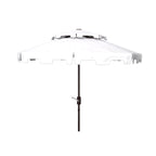 Ombrellone da mercato SAFAVIEH Outdoor Livia da 9 piedi con doppia cima, base non inclusa