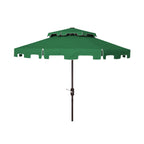 Ombrellone da mercato SAFAVIEH Outdoor Livia da 9 piedi con doppia cima, base non inclusa