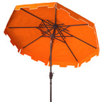 Ombrellone da mercato SAFAVIEH Outdoor Livia da 9 piedi con doppia cima, base non inclusa