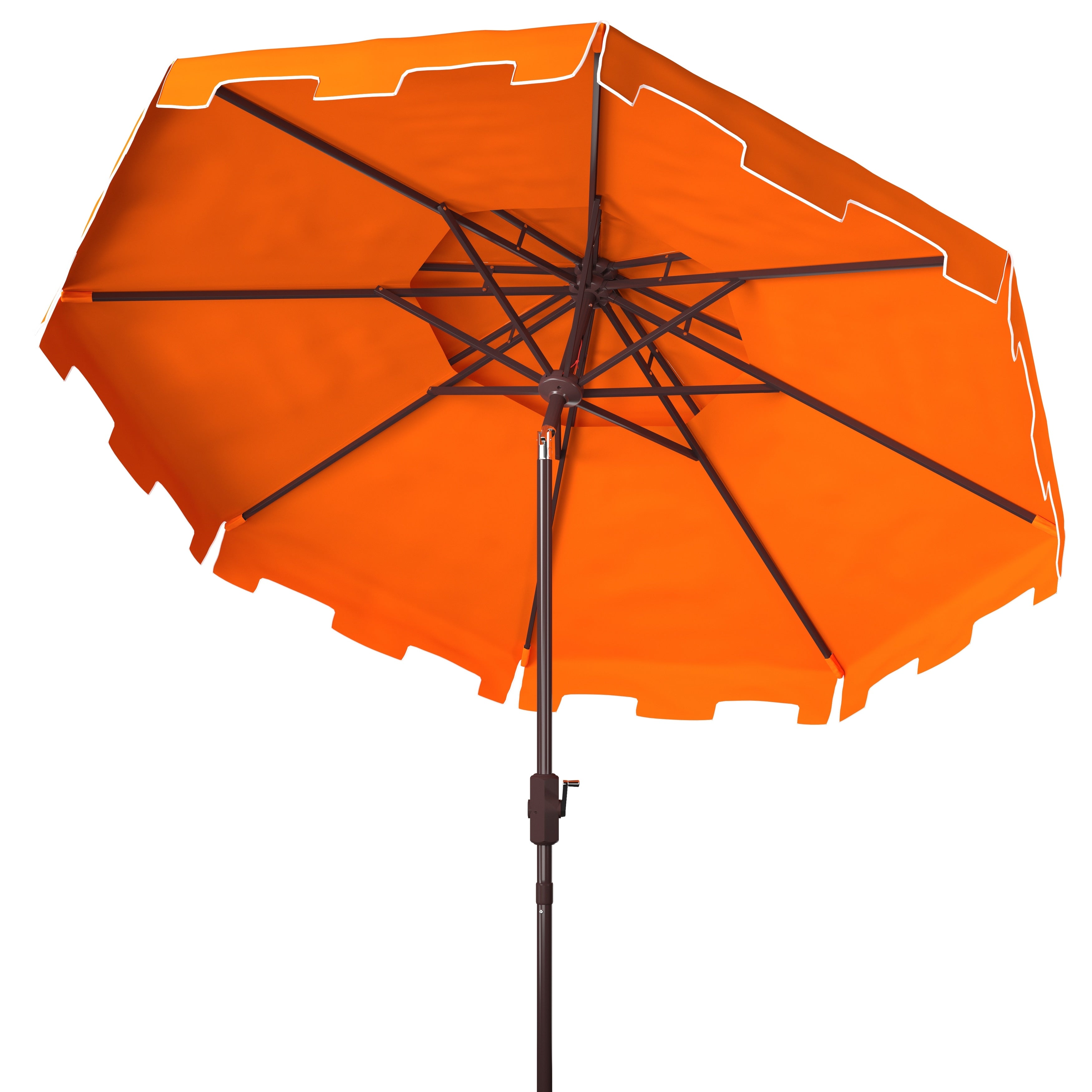 Ombrellone da mercato SAFAVIEH Outdoor Livia da 9 piedi con doppia cima, base non inclusa