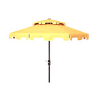 Ombrellone da mercato SAFAVIEH Outdoor Livia da 9 piedi con doppia cima, base non inclusa