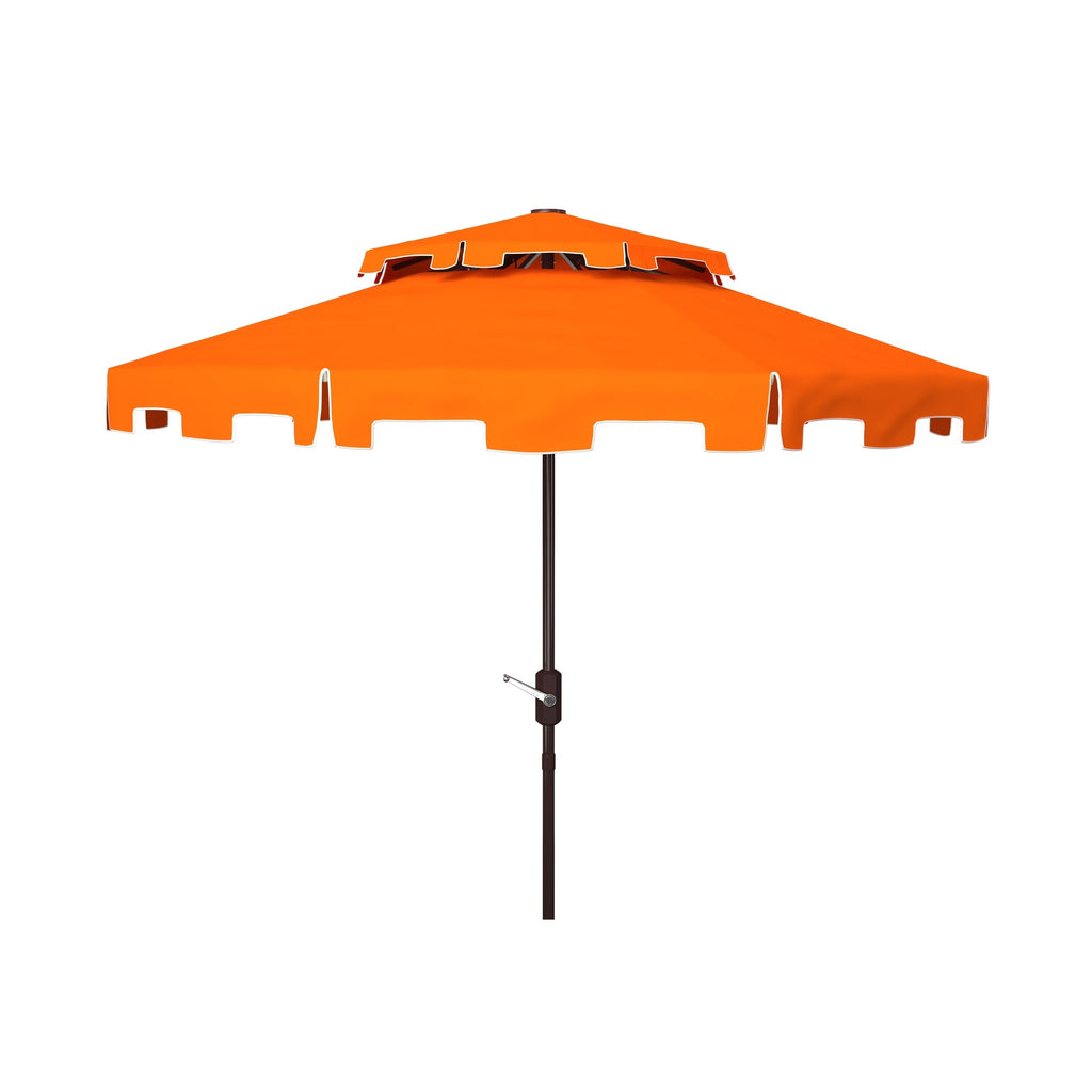 Ombrellone da mercato SAFAVIEH Outdoor Livia da 9 piedi con doppia cima, base non inclusa