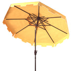 Ombrellone da mercato SAFAVIEH Outdoor Livia da 9 piedi con doppia cima, base non inclusa