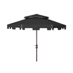 Ombrellone da mercato SAFAVIEH Outdoor Livia da 9 piedi con doppia cima, base non inclusa