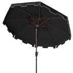 Ombrellone da mercato SAFAVIEH Outdoor Livia da 9 piedi con doppia cima, base non inclusa