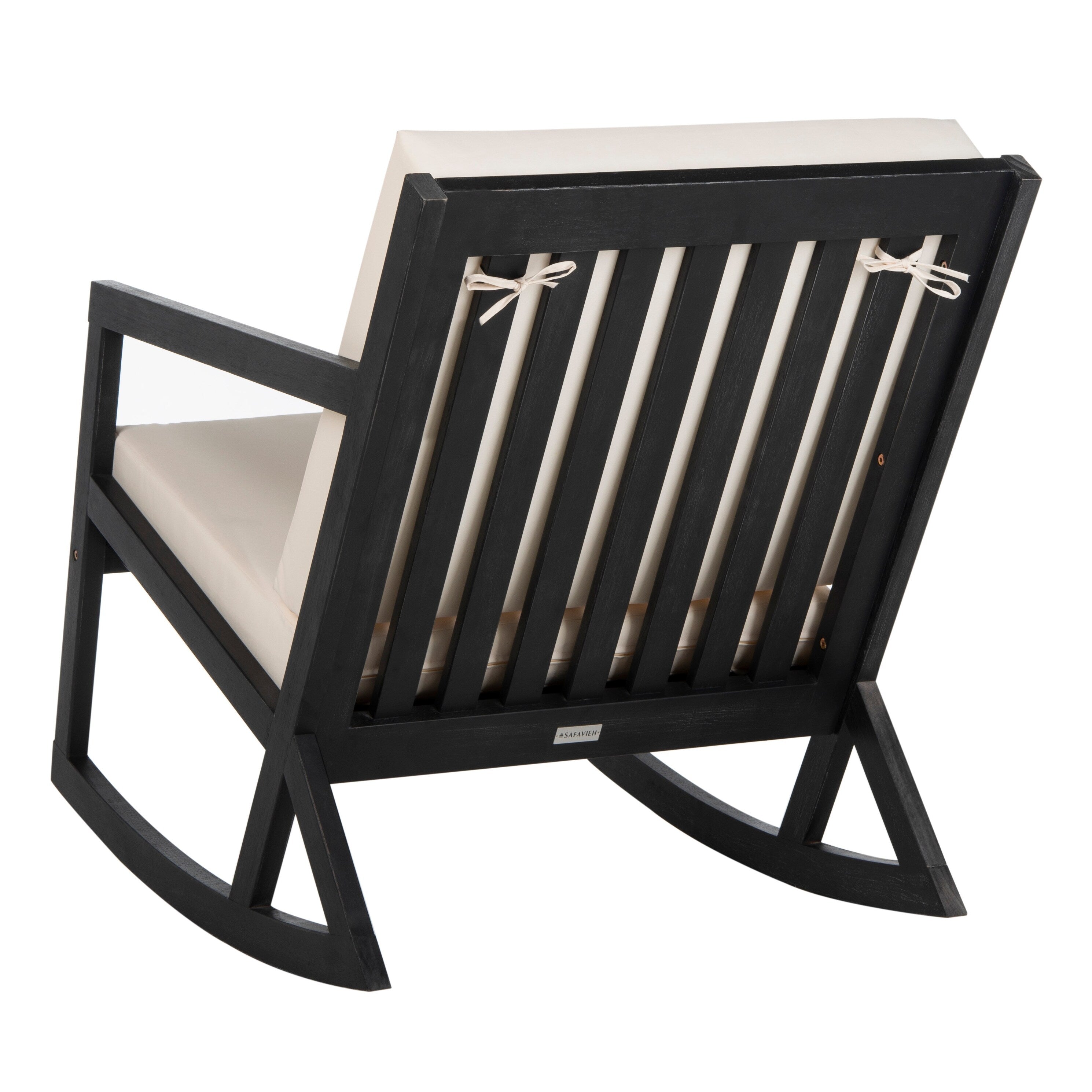 Sedia a dondolo da esterno SAFAVIEH Makaila con cuscino - 26L x 31P x 38A