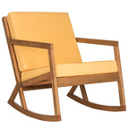 Sedia a dondolo da esterno SAFAVIEH Makaila con cuscino - 26L x 31P x 38A