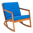 Sedia a dondolo da esterno SAFAVIEH Makaila con cuscino - 26L x 31P x 38A
