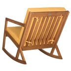 Sedia a dondolo da esterno SAFAVIEH Makaila con cuscino - 26L x 31P x 38A