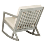 Sedia a dondolo da esterno SAFAVIEH Makaila con cuscino - 26L x 31P x 38A