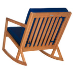 Sedia a dondolo da esterno SAFAVIEH Makaila con cuscino - 26L x 31P x 38A