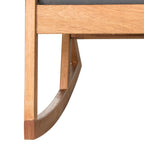 Sedia a dondolo da esterno SAFAVIEH Makaila con cuscino - 26L x 31P x 38A