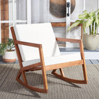 Sedia a dondolo da esterno SAFAVIEH Makaila con cuscino - 26L x 31P x 38A