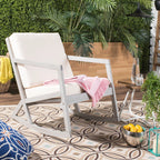 Sedia a dondolo da esterno SAFAVIEH Makaila con cuscino - 26L x 31P x 38A