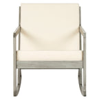 Sedia a dondolo da esterno SAFAVIEH Makaila con cuscino - 26L x 31P x 38A