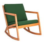Sedia a dondolo da esterno SAFAVIEH Makaila con cuscino - 26L x 31P x 38A