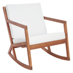Sedia a dondolo da esterno SAFAVIEH Makaila con cuscino - 26L x 31P x 38A