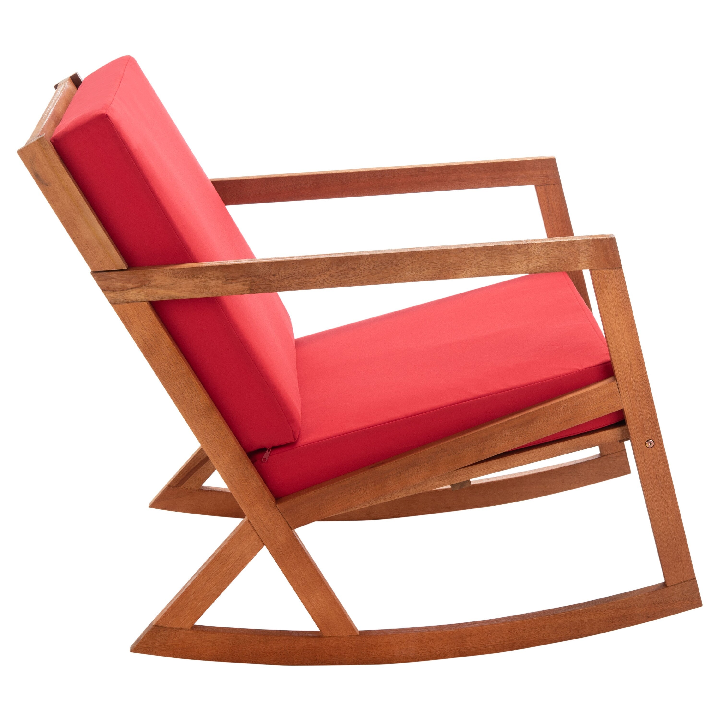 Sedia a dondolo da esterno SAFAVIEH Makaila con cuscino - 26L x 31P x 38A