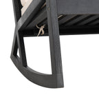 Sedia a dondolo da esterno SAFAVIEH Makaila con cuscino - 26L x 31P x 38A