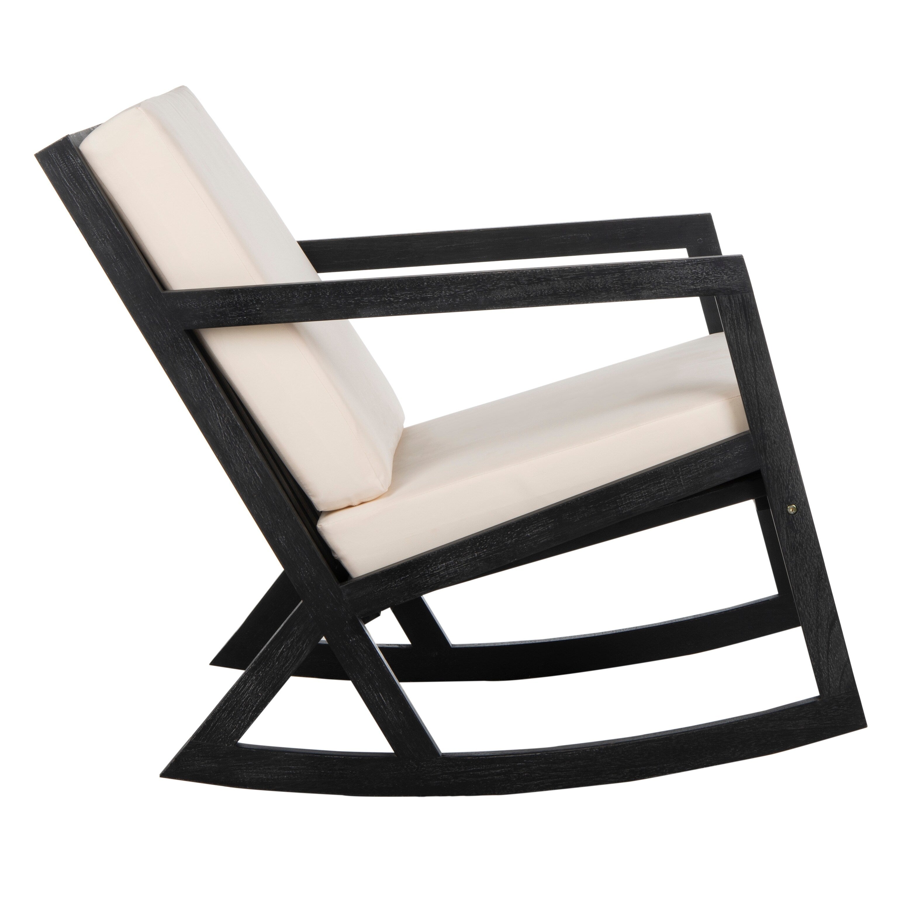 Sedia a dondolo da esterno SAFAVIEH Makaila con cuscino - 26L x 31P x 38A