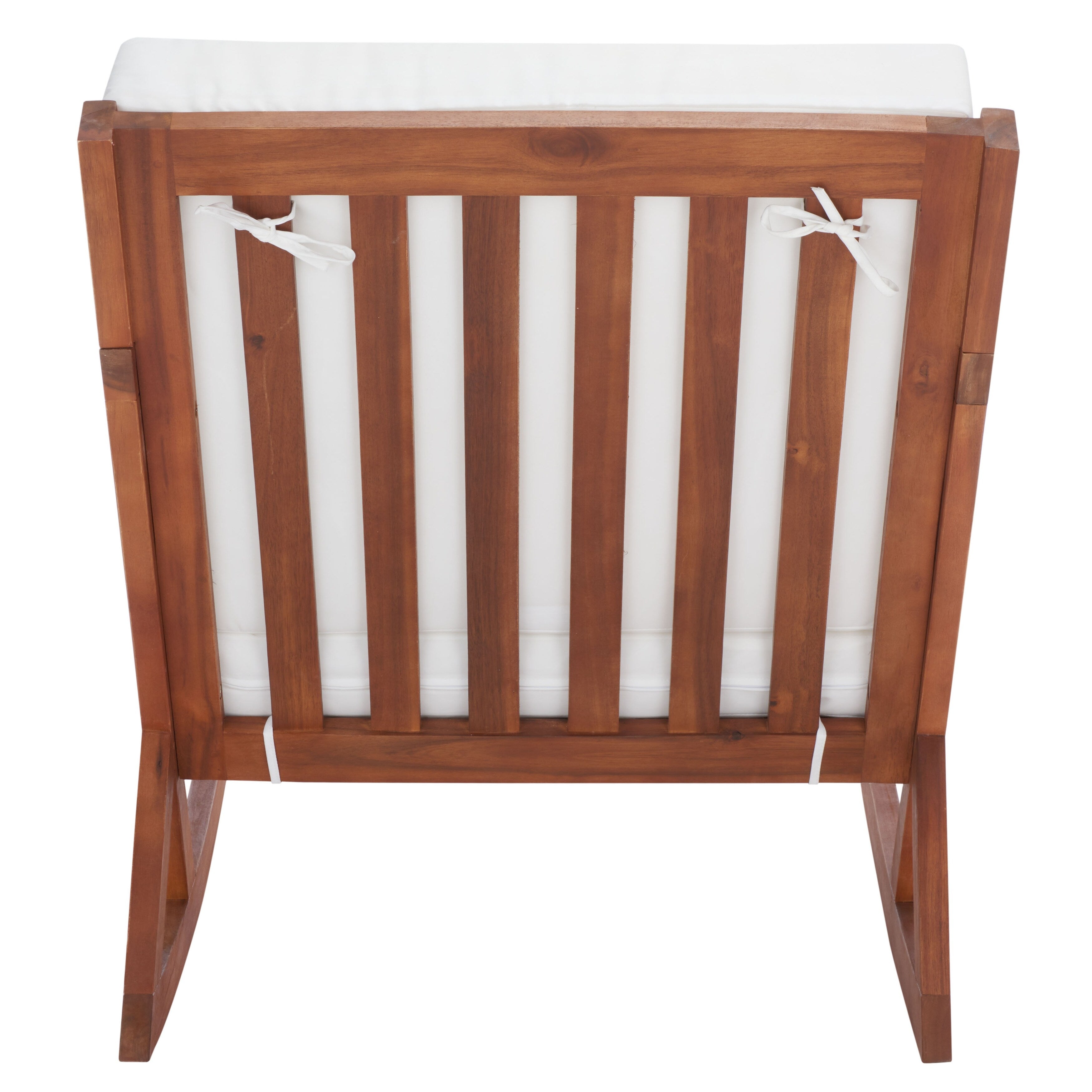 Sedia a dondolo da esterno SAFAVIEH Makaila con cuscino - 26L x 31P x 38A