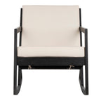 Sedia a dondolo da esterno SAFAVIEH Makaila con cuscino - 26L x 31P x 38A