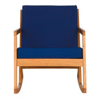 Sedia a dondolo da esterno SAFAVIEH Makaila con cuscino - 26L x 31P x 38A