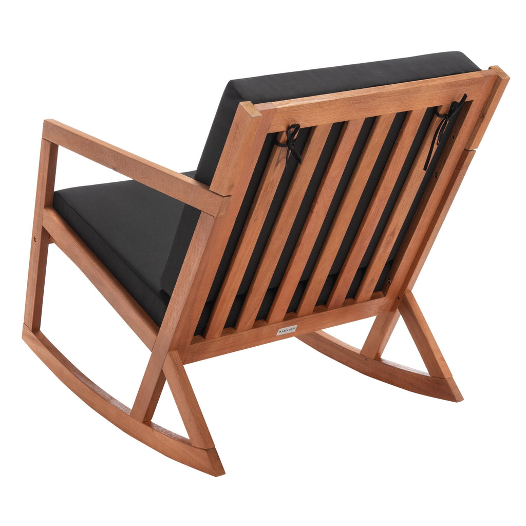 Sedia a dondolo da esterno SAFAVIEH Makaila con cuscino - 26L x 31P x 38A
