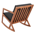 Sedia a dondolo da esterno SAFAVIEH Makaila con cuscino - 26L x 31P x 38A