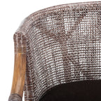 Sgabello da bar SAFAVIEH Virona Rattan da 30 pollici - 22,3 L x 20,5 L x 39 A - 22 L x 21 P x 39 A