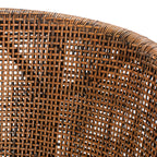 Sgabello da bar SAFAVIEH Virona Rattan da 30 pollici - 22,3 L x 20,5 L x 39 A - 22 L x 21 P x 39 A