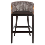 Sgabello da bar SAFAVIEH Virona Rattan da 30 pollici - 22,3 L x 20,5 L x 39 A - 22 L x 21 P x 39 A