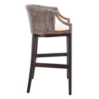 Sgabello da bar SAFAVIEH Virona Rattan da 30 pollici - 22,3 L x 20,5 L x 39 A - 22 L x 21 P x 39 A