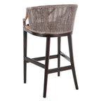 Sgabello da bar SAFAVIEH Virona Rattan da 30 pollici - 22,3 L x 20,5 L x 39 A - 22 L x 21 P x 39 A
