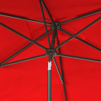 Ombrellone da esterno rettangolare SAFAVIEH Zariah 6'x10' con balza
