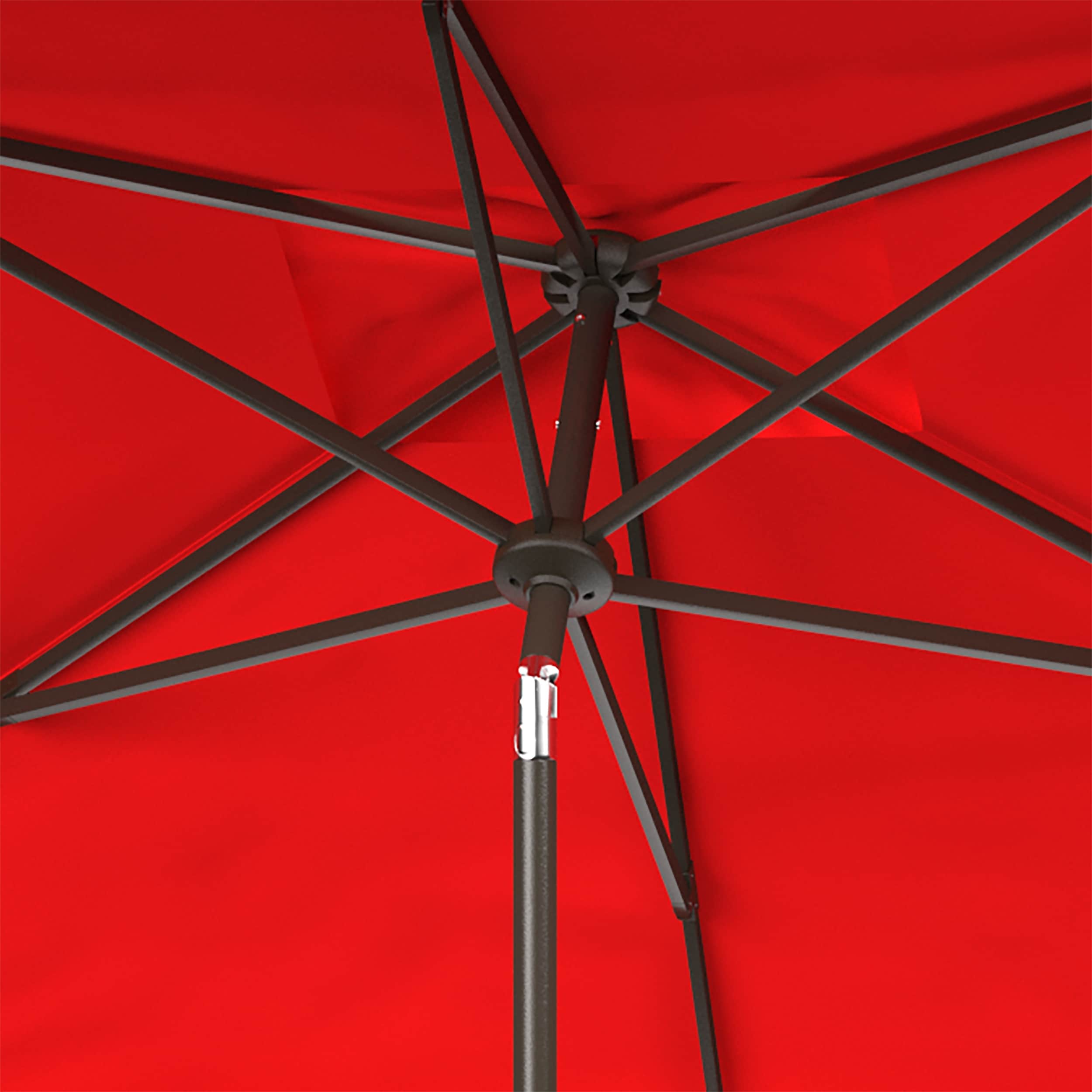 Ombrellone da esterno rettangolare SAFAVIEH Zariah 6'x10' con balza
