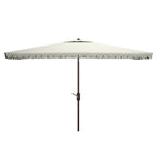 Ombrellone da esterno rettangolare SAFAVIEH Zariah 6'x10' con balza