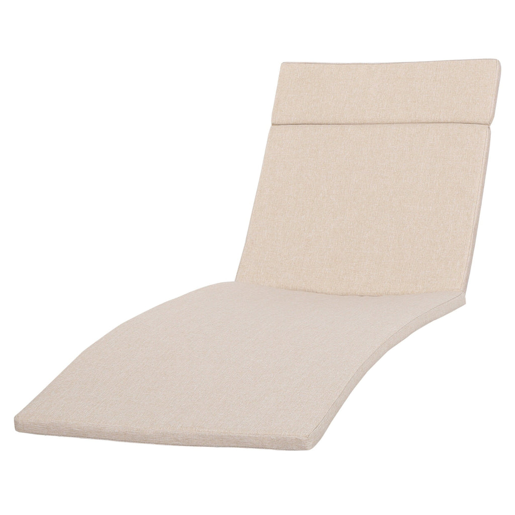 Set di cuscini da esterno Salem per chaise longue - Solo cuscini (set di 2) di Christopher Knight Home - 79,25 L x 27,50 W x 1,50 H
