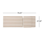 Set di cuscini da esterno Salem per chaise longue - Solo cuscini (set di 2) di Christopher Knight Home - 79,25 L x 27,50 W x 1,50 H
