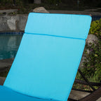 Set di cuscini da esterno Salem per chaise longue - Solo cuscini (set di 2) di Christopher Knight Home - 79,25 L x 27,50 W x 1,50 H