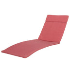 Set di cuscini da esterno Salem per chaise longue - Solo cuscini (set di 2) di Christopher Knight Home - 79,25 L x 27,50 W x 1,50 H
