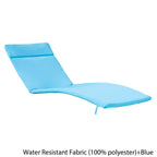 Set di cuscini da esterno Salem per chaise longue - Solo cuscini (set di 2) di Christopher Knight Home - 79,25 L x 27,50 W x 1,50 H