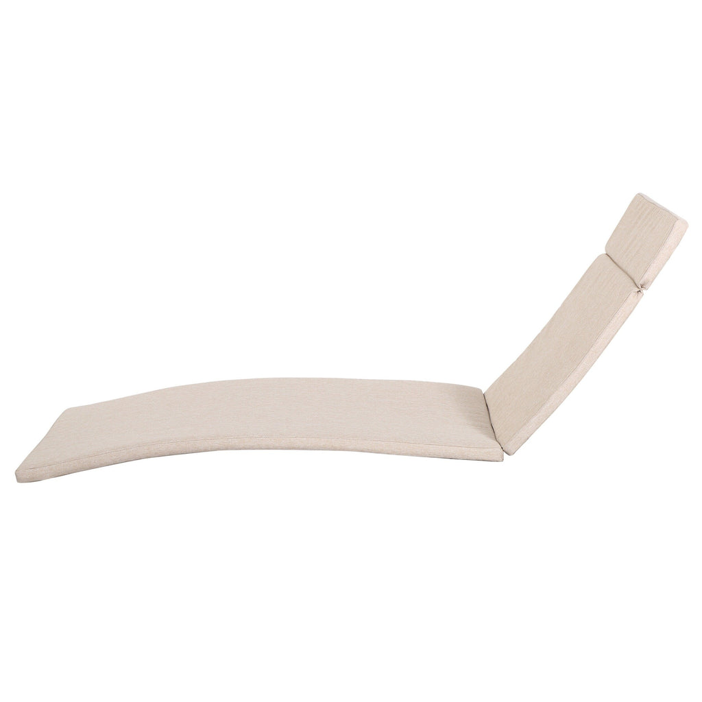 Set di cuscini da esterno Salem per chaise longue - Solo cuscini (set di 2) di Christopher Knight Home - 79,25 L x 27,50 W x 1,50 H