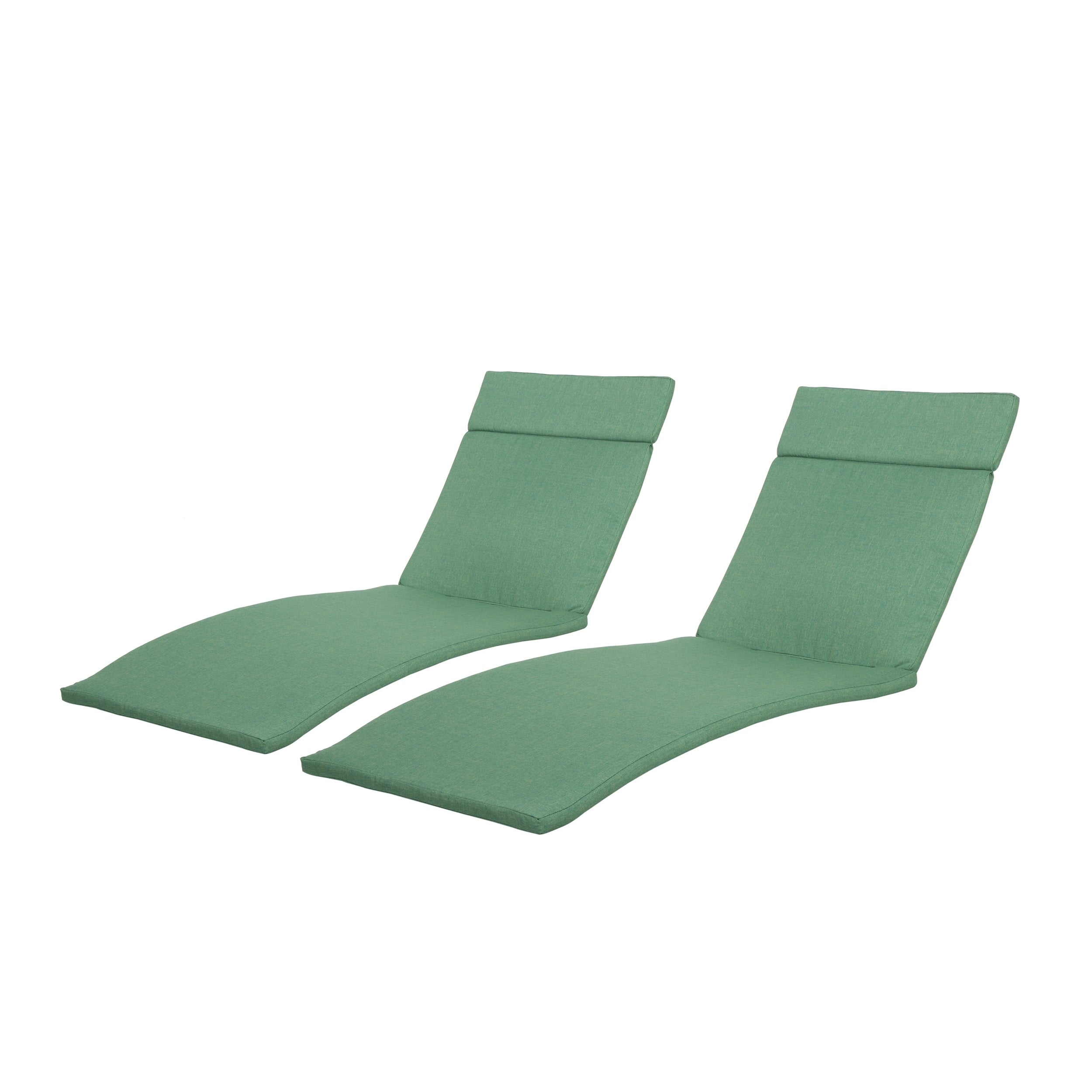 Set di cuscini da esterno Salem per chaise longue - Solo cuscini (set di 2) di Christopher Knight Home - 79,25 L x 27,50 W x 1,50 H