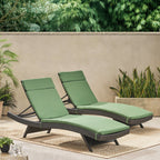 Set di cuscini da esterno Salem per chaise longue - Solo cuscini (set di 2) di Christopher Knight Home - 79,25 L x 27,50 W x 1,50 H