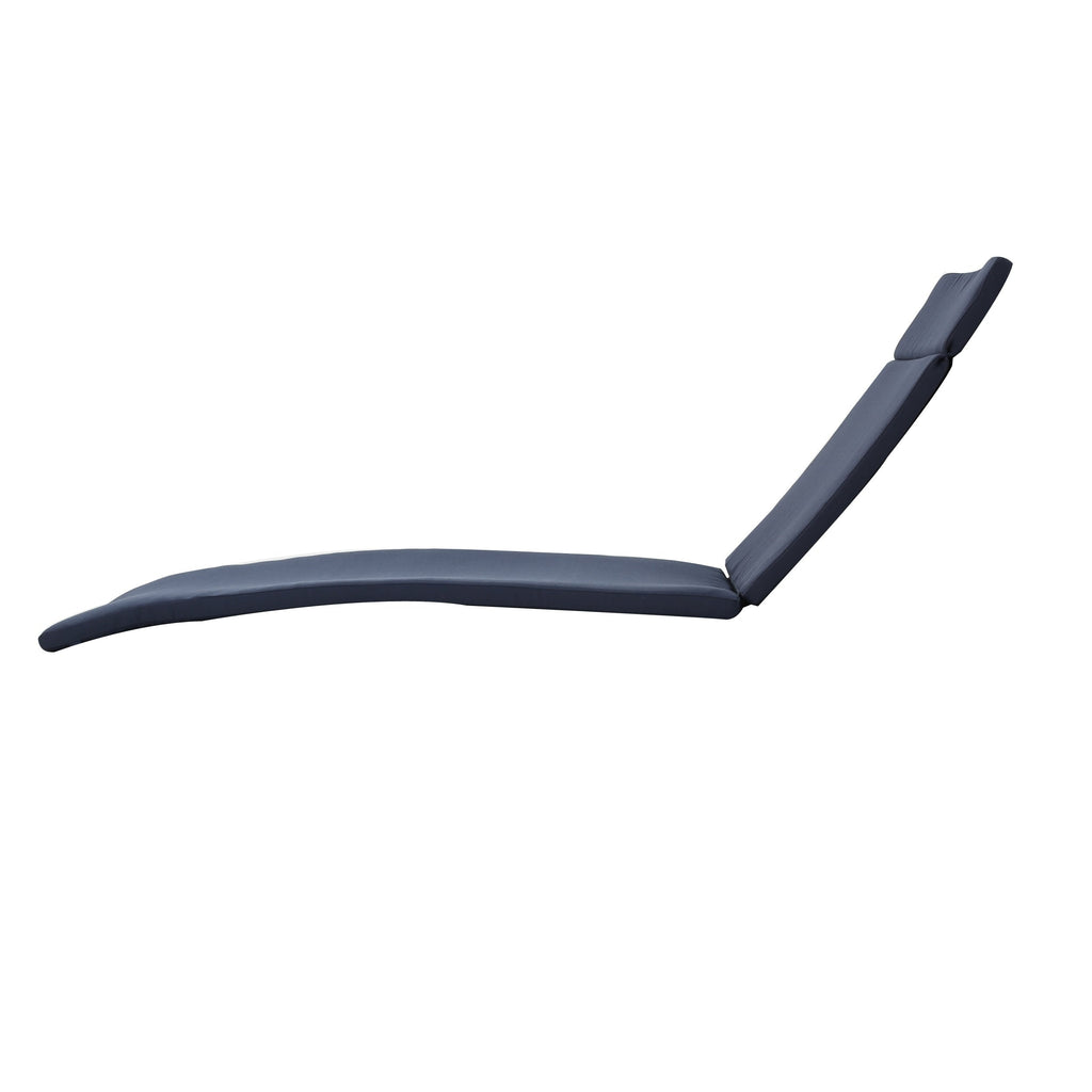 Set di cuscini da esterno Salem per chaise longue - Solo cuscini (set di 2) di Christopher Knight Home - 79,25 L x 27,50 W x 1,50 H