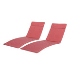 Set di cuscini da esterno Salem per chaise longue - Solo cuscini (set di 2) di Christopher Knight Home - 79,25 L x 27,50 W x 1,50 H